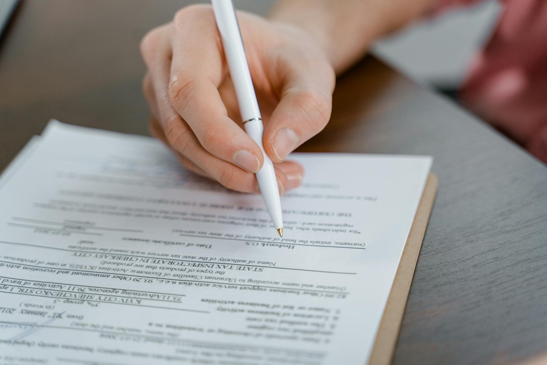 Signature de contrat de mission